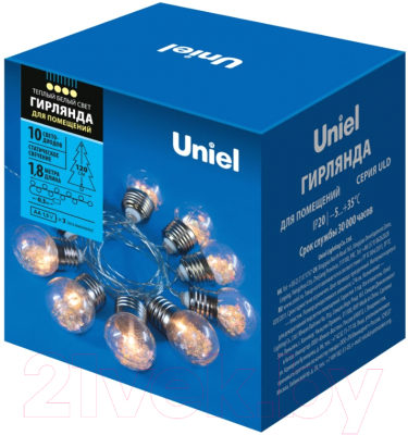 Светодиодная гирлянда Uniel ULD-S1800-010/STB/3AA / UL-00008425