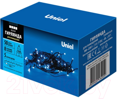 Изображение товара Светодиодная гирлянда Uniel ULD-S0500-050/DGA / UL-00007305