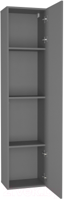 Шкаф навесной НК Мебель Point тип-40 / 71775204 (серый графит)