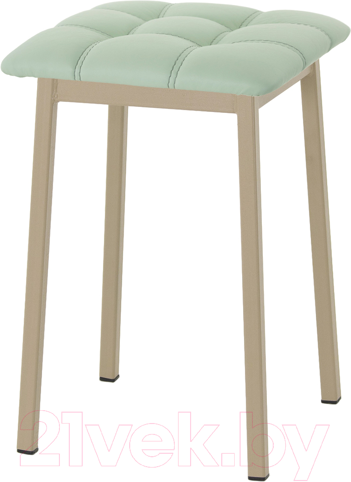 Табурет AMC Comfort 7К10.10 (кожзам мятный/капучино)