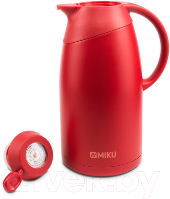 Термос для напитков Miku Кувшин / H-JG-1900R (1.9л, красный)