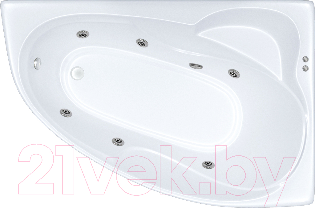 Ванна акриловая Triton Изабель 170x100 L Экстра Базовая Flat