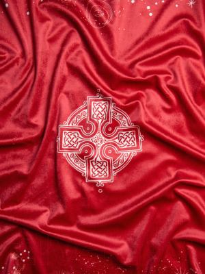Скатерть для гадания Gothic Kotik Production Кельтский Крест. С мешочком для хранения гадальных карт