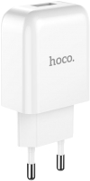 Адаптер питания сетевой Hoco N2 USB / 28814 (белый) - 