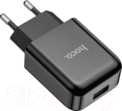 Адаптер питания сетевой Hoco N2 USB / 28807 (черный)