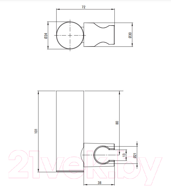 Душевой гарнитур Deante Bidetta ANW 042B