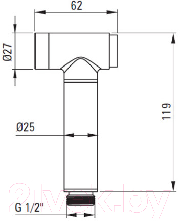 Душевой гарнитур Deante Bidetta ANW 042B