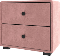 Прикроватная тумба НК Мебель Tango / 72306849 (велюр розовый) - 