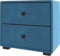 Прикроватная тумба НК Мебель Tango / 72306851 (велюр синий) - 