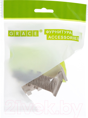 Уголок для плинтуса Grace Q15 Ясень серебристый Внутренний (2шт)