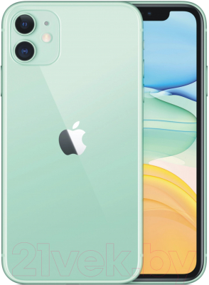 Смартфон Apple iPhone 11 256GB A2221 / 2BMWMD2 восстановленный Breezy (зеленый)