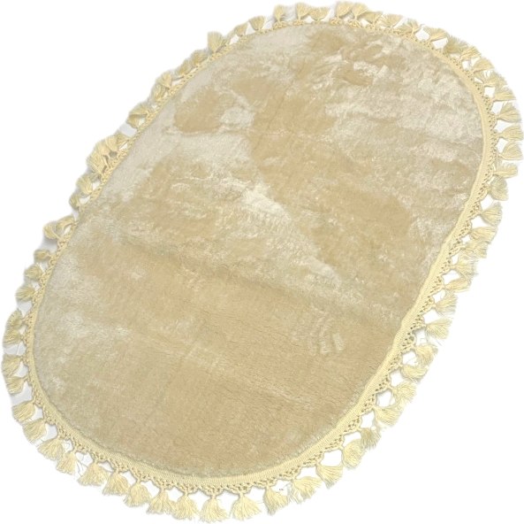 Коврик для ванной Karven Post Dokuma Oval Sacakli 80x120 / KV 028