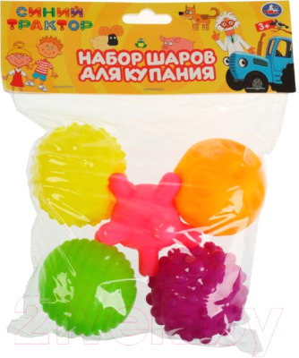 Набор игрушек для ванной Умка Синий трактор / STR-79172
