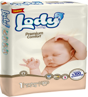 

Подгузники детские Lody, Baby Newborn 2-5кг Jumbo