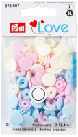

Набор кнопок для одежды Prym, Color Snaps Prym Love 12мм / 393007