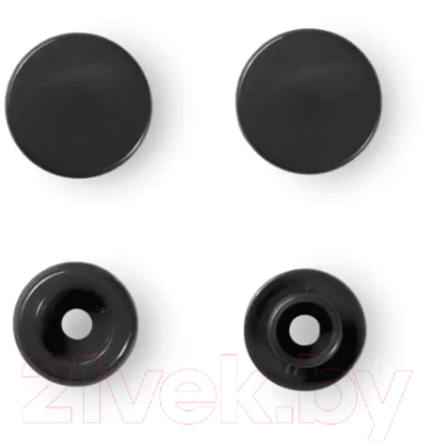 Набор кнопок для одежды Prym Color Snaps 12.4мм / 393105 (30шт, черный)