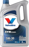 Моторное масло Valvoline SynPower MST C3 5W30 / 874308 (5л) - 