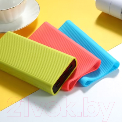Изображение товара Чехол для портативного ЗУ Bingo Silicone для Xiaomi Mi Power Bank 3 PB3018ZM (синий)