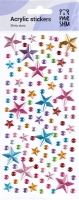 Набор наклеек для декорирования Meshu Shiny Stars / MS_46775 - 