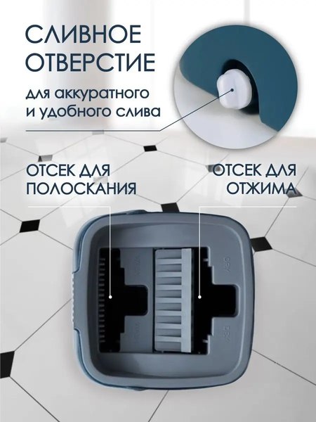 Набор для уборки WMC Tools 13blue(51795)