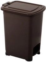 Контейнер для мусора El Casa Слим / 640490 (коричневый) - 
