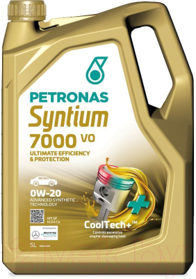 Моторное масло Petronas Syntium Syntium 7000 VO 0W20 / 70721M12EU (5л)