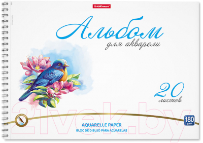 Изображение товара Альбом для рисования Erich Krause Birds / 58592