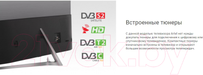 Изображение товара Телевизор Artel A32KH5500 (черный)