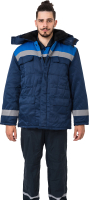 Куртка рабочая Bellon Company Бригадир утепленная KY23 (р.48-50/182-188, синий/василек) - 