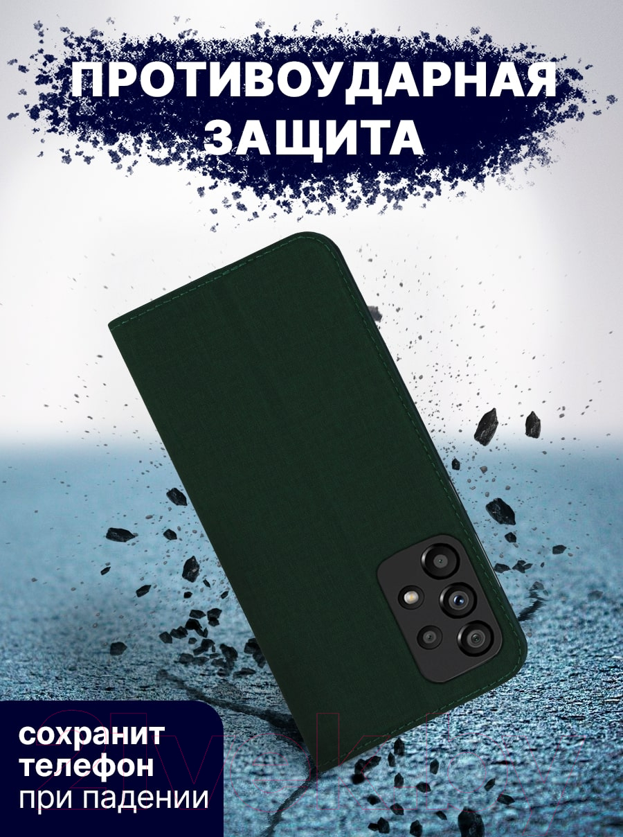 Чехол-книжка Bingo Book для Galaxy A53 5G (зеленый) — фото 5