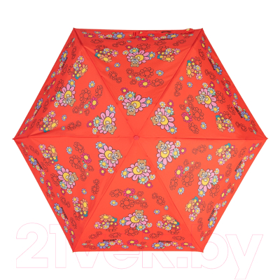 Зонт складной Moschino 8445-SuperminiC Floreal Red