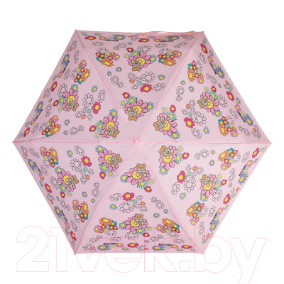 Зонт складной Moschino 8445-SuperminiN Floreal Pink