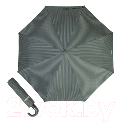 Зонт складной Moschino 8509-ToplessL Pinstripes Grey