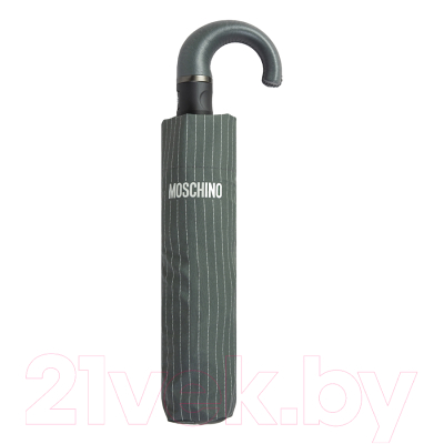 Зонт складной Moschino 8509-ToplessL Pinstripes Grey