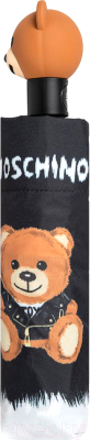 Зонт складной Moschino 8063-OCA Fluffy Bear Nero
