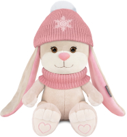 Мягкая игрушка Jack&Lin Зайка в розовом шарфе и шапочке со снежинкой / JL-032207-20 - 
