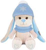Мягкая игрушка Jack&Lin Зайчик в голубом шарфе и шапочке со снежинкой / JL-032208-20 - 