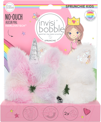 Набор резинок для волос Invisibobble Kids Sprunchie Duo Bunnycorn