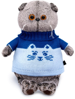 

Мягкая игрушка Budi Basa, Басик в свитере Кот / Ks19-207