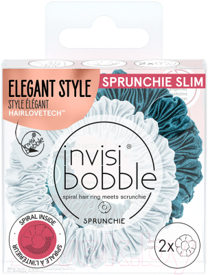 Набор резинок для волос Invisibobble Sprunchie Slim Cool as Ice