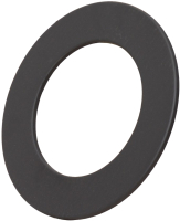 Накладка разрезная для дымохода КПД 0.7мм круглая ф200 под стакан (черный) - 