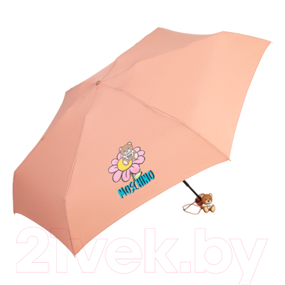 Зонт складной Moschino 8252-SuperminiN Flower Bea Pink
