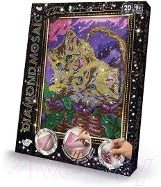 Набор алмазной вышивки Danko Toys Diamond Mosaic Котята / DM-01-10