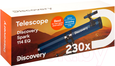 Телескоп Discovery Spark 114 EQ с книгой / 78738