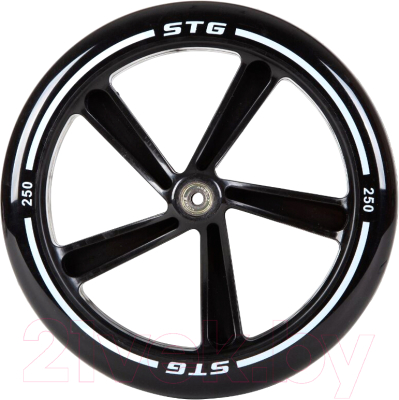 Колесо для самоката STG 250x40 PU ABEC-7 Х112388 (черный)