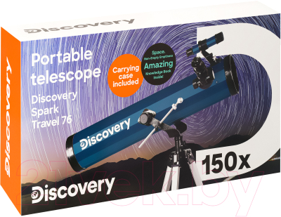 Телескоп Discovery Spark Travel 76 с книгой / 78743