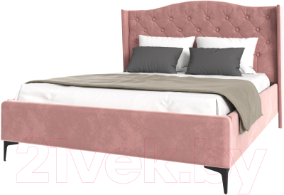 Каркас кровати НК Мебель Tango 160x200 / 72306797 (велюр розовый)