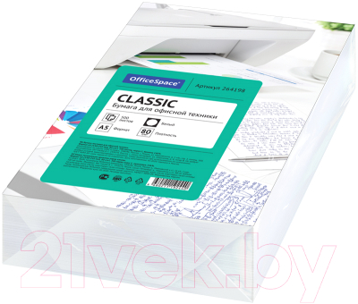 Бумага OfficeSpace Classic А5 / 264198 (500л)