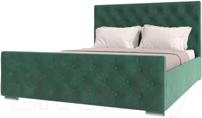 Каркас кровати НК Мебель Интеро 180x200 / 72306783 (велюр зеленый)