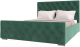 Каркас кровати НК Мебель Интеро 140x200 / 72306753 (велюр зеленый) - 